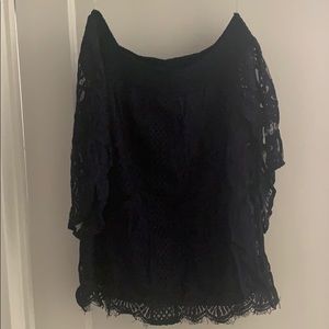 Lace off the should top